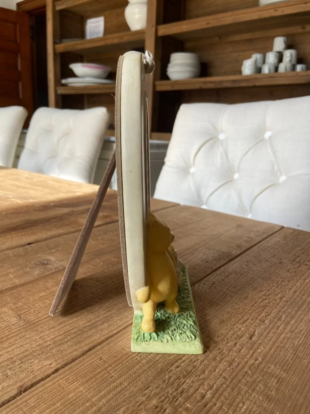 classic Winnie the Pooh picture frame, vintage Pooh nursery decor